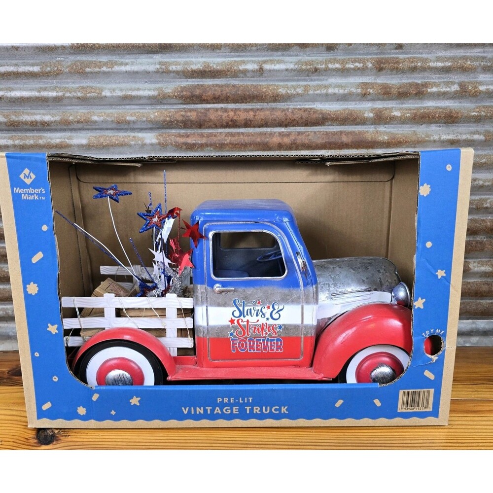 Members Mark Prelit Vintage Trucks July4th